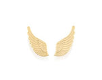 WING GOLD PLATED EARRING