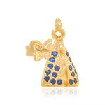 MADONA GOLD PLATED EARRING WITH ZIRCONIA
