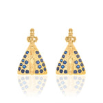 MADONA GOLD PLATED EARRING WITH ZIRCONIA